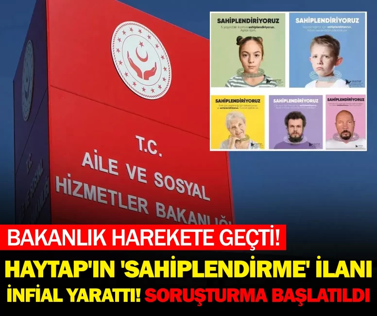 HAYTAP'ın 'sahiplendirme' ilanı infial yarattı: Soruşturma başlatıldı