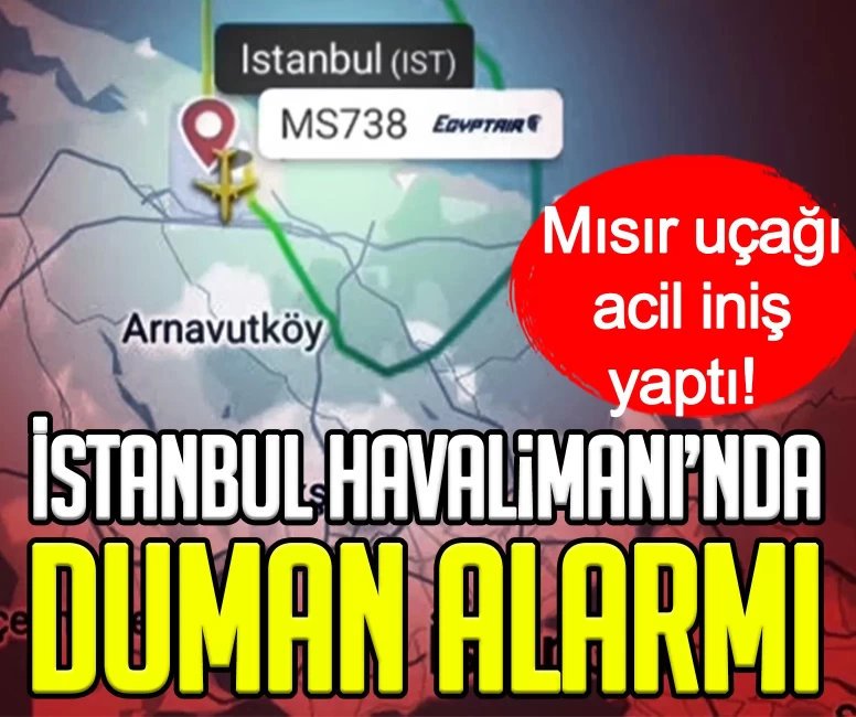 İstanbul Havalimanı’ndan havalanan uçak arıza yapınca acil iniş yaptı