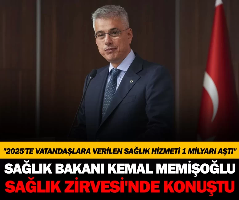 Bakan Memişoğlu Sağlık Zirvesi'nde konuştu