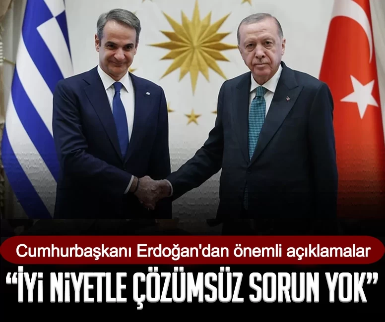 Cumhurbaşkanı Recep Tayyip Erdoğan'dan önemli açıklamalar