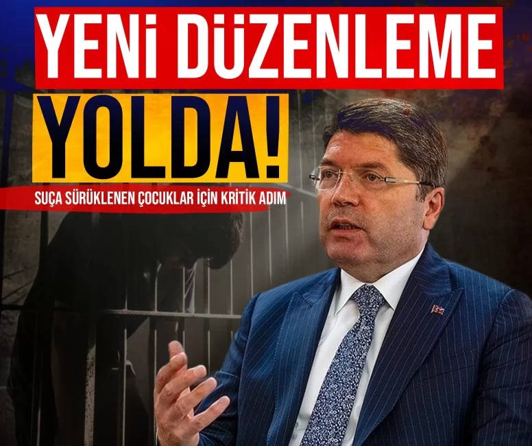 Suça sürüklenen çocuklar için kritik adım: Yeni düzenleme yolda