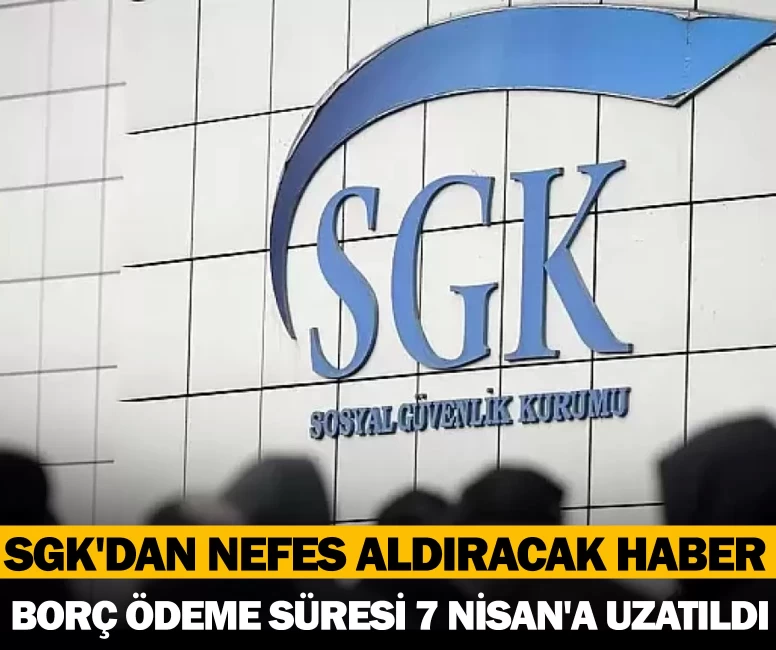 Son ödeme tarihi bugün olan borçlar 7 Nisan'a kadar ödenebilecek