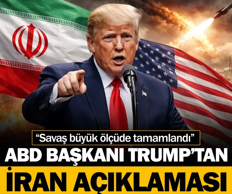 Trump’tan İran açıklaması: “Savaş büyük ölçüde tamamlandı”