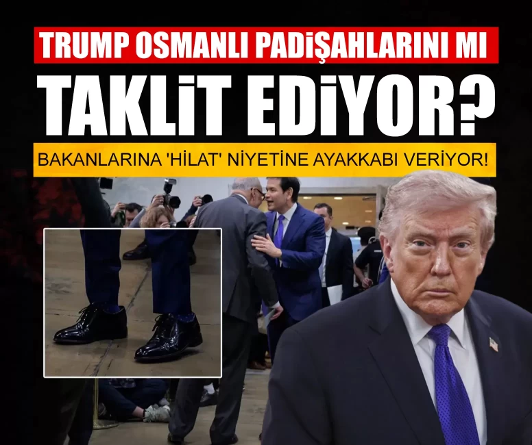 Beyaz Saray’da Osmanlı geleneği mi? Trump bakanlarına 'hilat' niyetine ayakkabı veriyor!