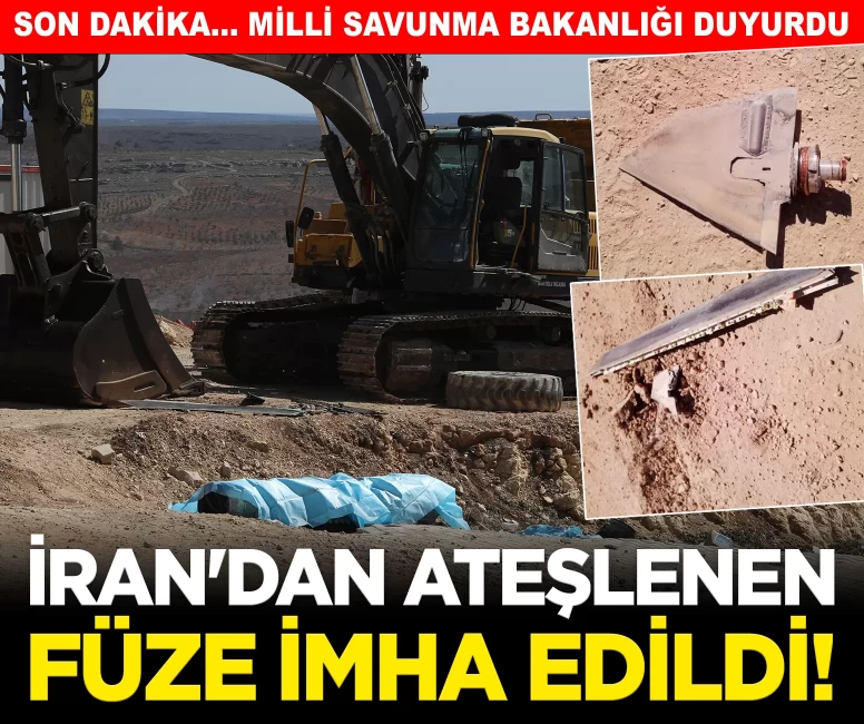 İran'dan ateşlenen füze imha edildi!