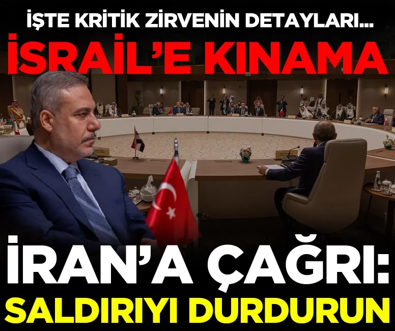 Arap ve İslam ülkelerinden İran'a: Saldırıları durdurun