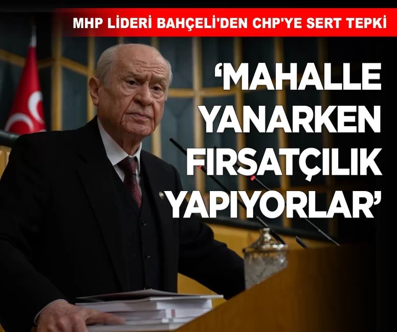 'Mahalle yanarken fırsatçılık yapıyorlar'