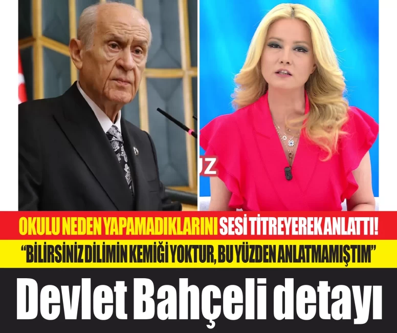 Müge Anlı okul projesinin neden yattığını sesi titreyerek anlattı! Sevgili Devlet Bahçeli ve partililer çok büyük yardım yapmıştı ama...