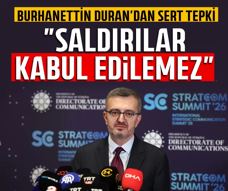 Burhanettin Duran'dan sert tepki