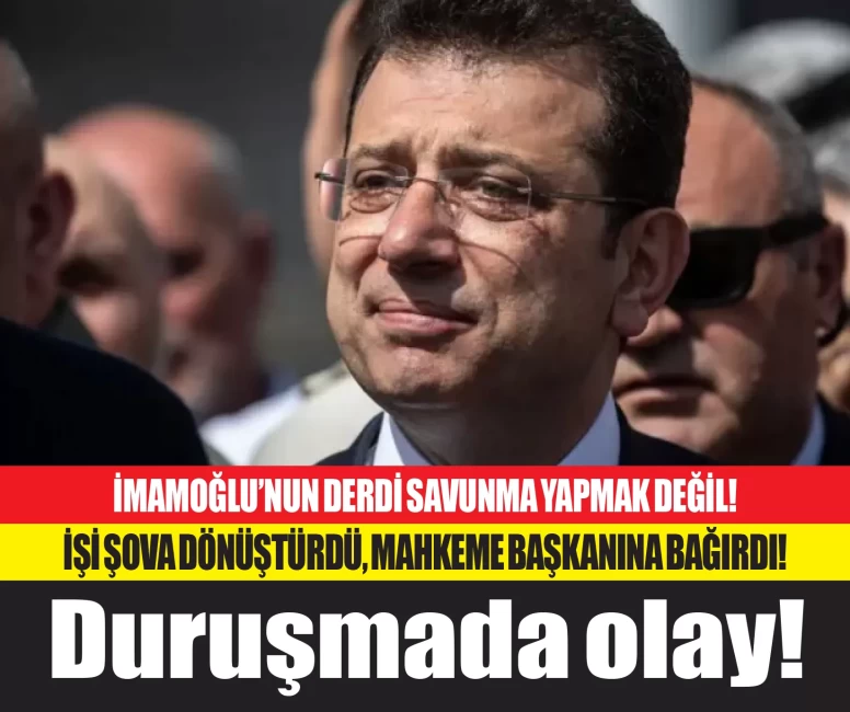 Ekrem İmamoğlu ilk duruşmada olay çıkardı! Mahkeme başkanına bağırdı, heyet salonu terk etti!