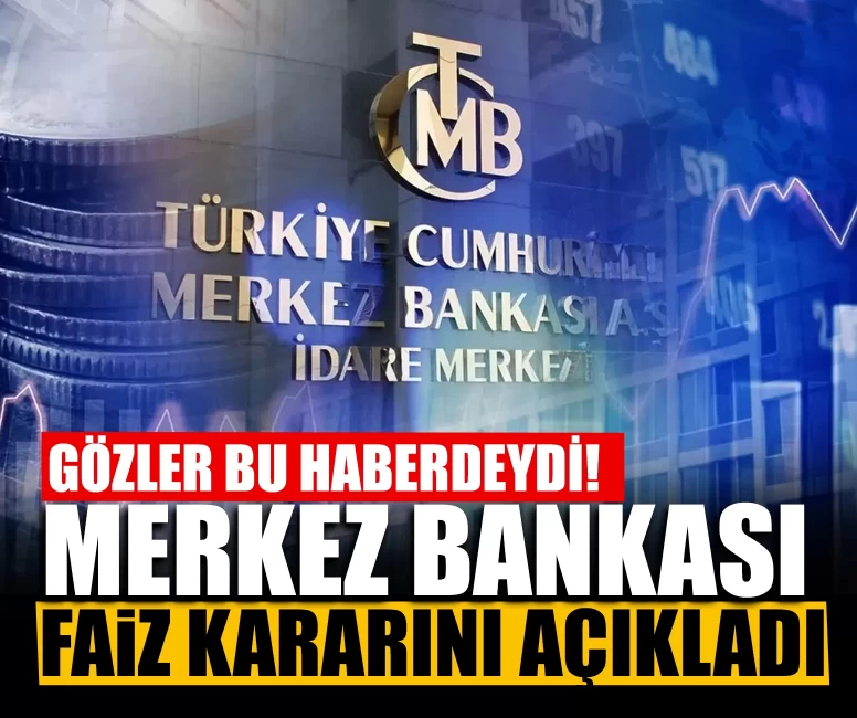 Merkez Bankası faiz kararını açıkladı