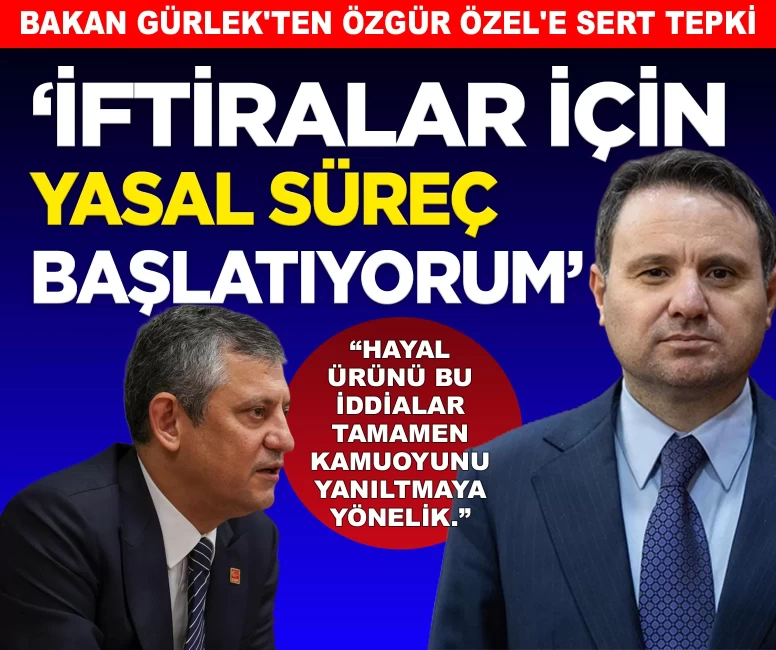 'İftiralar için yasal süreç başlatıyorum'