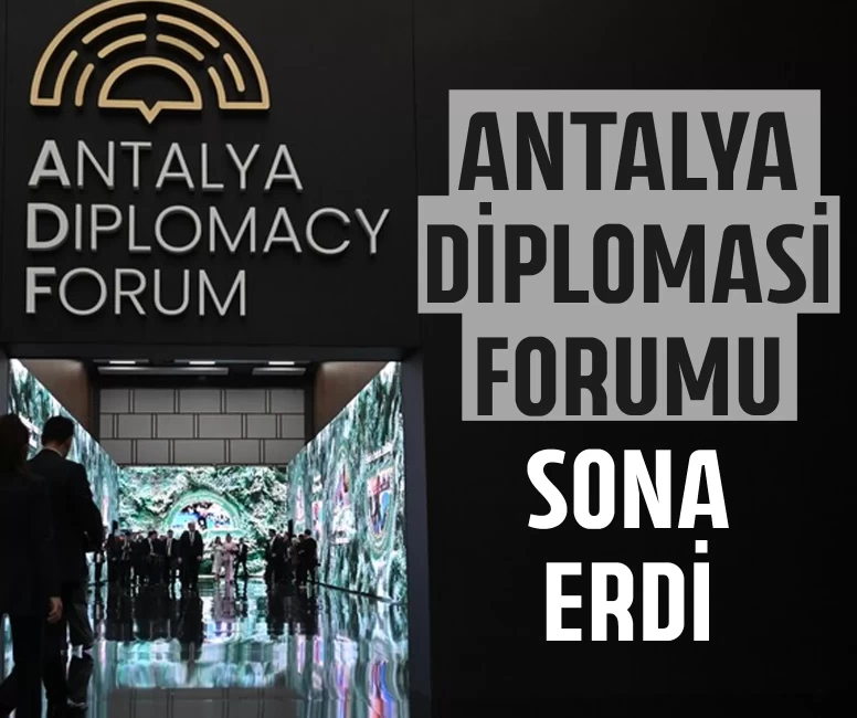 Antalya Diplomasi Forumu 2026 sona erdi