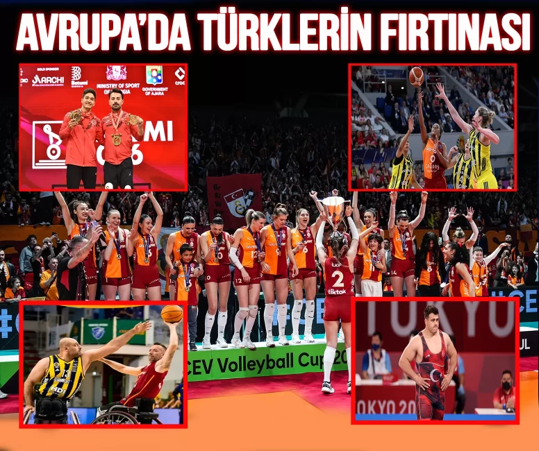 Avrupa'da Türklerin fırtınası: Nisan ayında 6 şampiyonluk, onlarca madalya aldık!