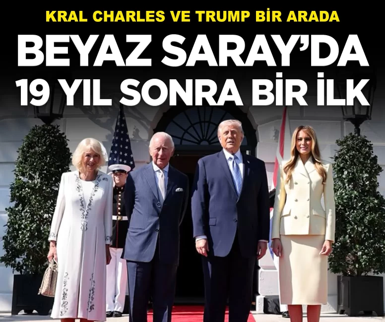 Beyaz Saray’da tarihi zirve: Kral Charles ve Trump bir arada!