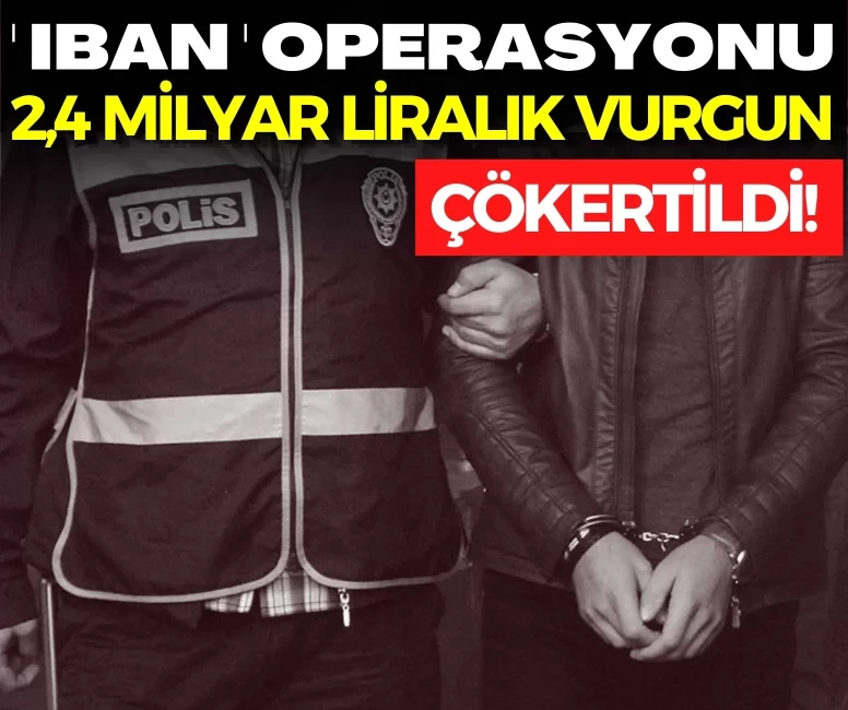 12 ilde 2,4 milyar liralık vurgun çökertildi!