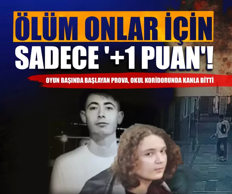 Oyun başında başlayan prova, okul koridorunda kanla bitti