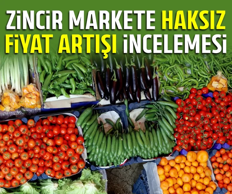 Sebze fiyatlarına inceleme
