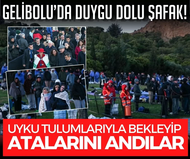 Gelibolu’da duygu dolu şafak! Anzakların 111 yıllık vefası