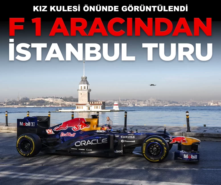 Formula 1 aracından İstanbul turu!