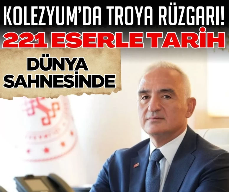 Kolezyum’da Troya rüzgarı!