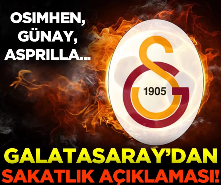Galatasaray | Son dakika sakatlık açıklaması!