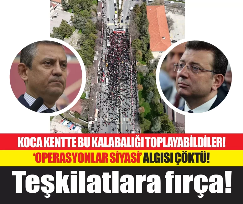 Özkan Yalım'ı ihraç etmekten korkan CHP, koca kentte birkaç yüz kişi topladı... Özgür Özel'den teşkilatlara fırça!
