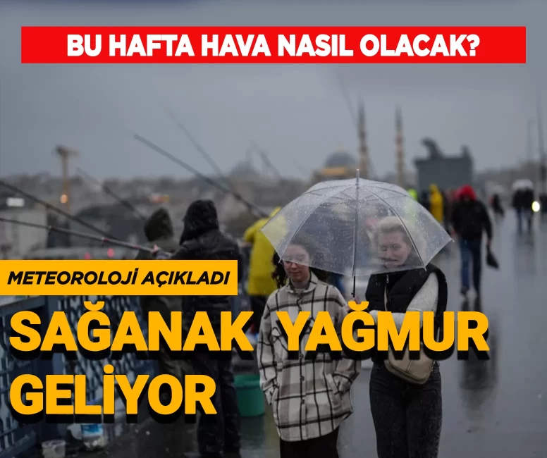 Bu hafta hava nasıl olacak? Meteoroloji il il açıkladı: Sağanak yağmur geliyor!