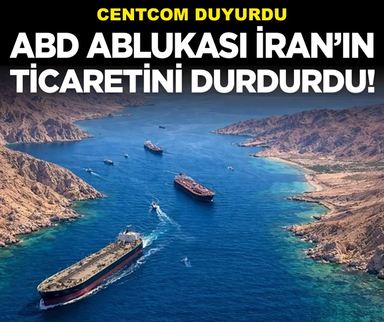 ABD ablukası İran’ın deniz ticaretini tamamen durdurdu!