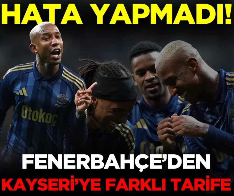 ÖZET | Kayserispor - Fenerbahçe maçı