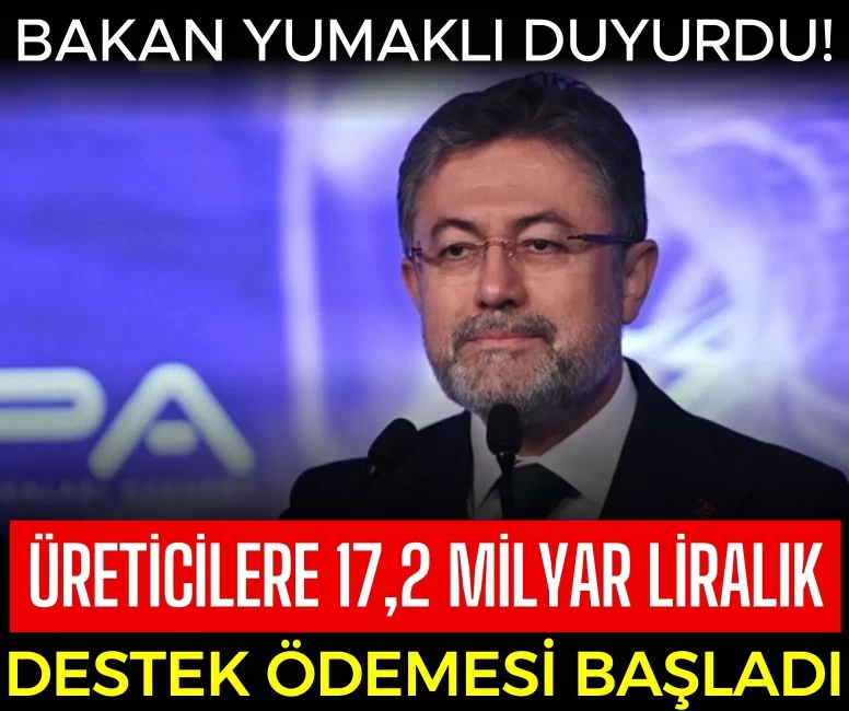 Tarım Destek Ödemeleri ne zaman yatacak? Bakan Yumaklı’dan çiftçiye yeni hibe ve ödeme müjdesi