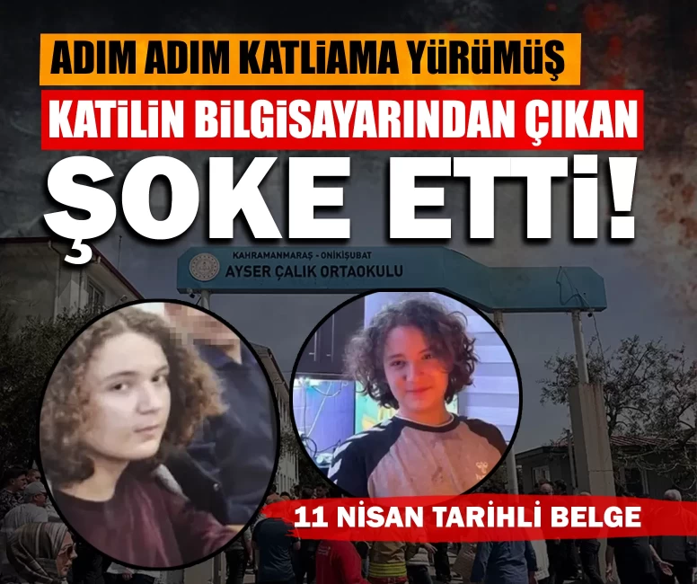 Adım adım katliama yürümüş: Katilin bilgisayarından çıkan 11 Nisan tarihli belge şoke etti!