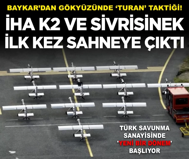 Baykar duyurdu: İHA K2 ve Sivrisinek ilk kez sahneye çıktı