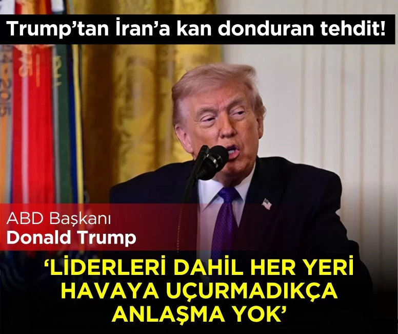 'Liderleri dahil her yeri havaya uçurmadıkça anlaşma yok'