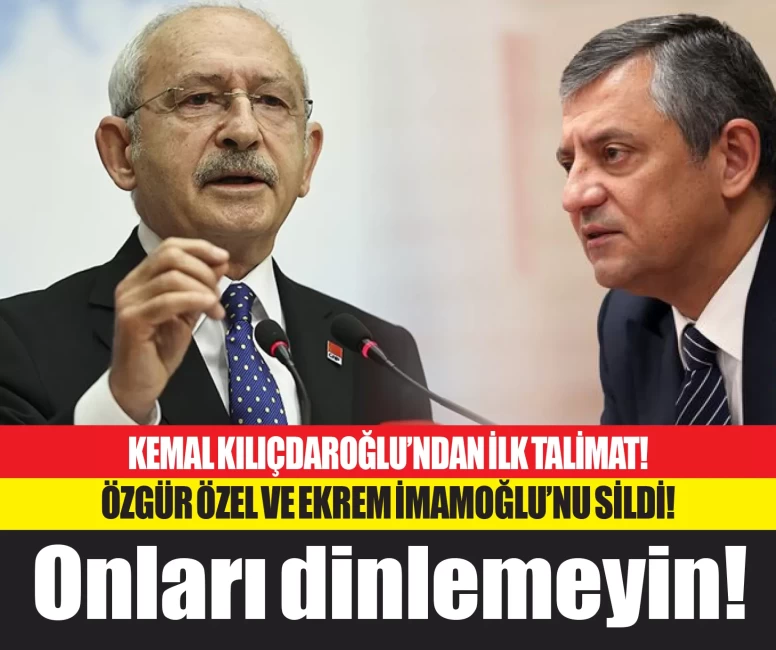 Koltuğuna dönmek için gün sayan Kemal Kılıçdaroğlu, Özgür Özel ve Ekrem İmamoğlu'nu sildi, ilk talimatı verdi