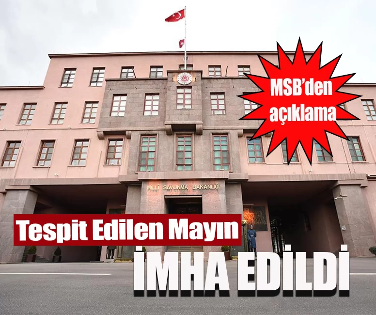 İğneada açıklarında tespit edilen mayın imha edildi