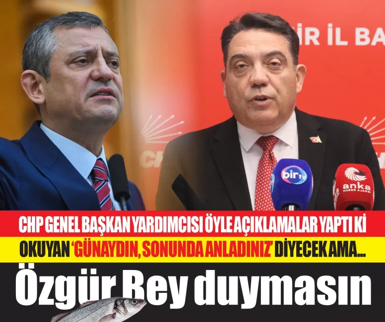 CHPGenel Başkan Yardımcısı Yankı Bağcıoğlu öyle açıklamalar yaptı ki, okuyan 'günaydın' diyecek ama, Özgür Özel küplere binecek...