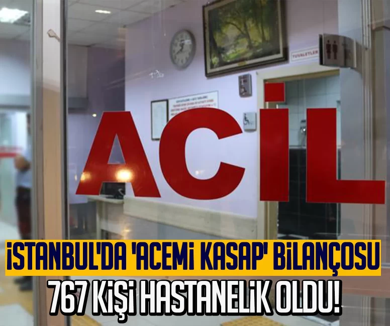 İstanbul'da 'acemi kasap' bilançosu: 767 kişi hastanelik oldu!