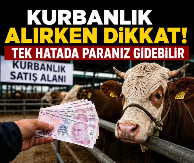 Kurbanlık alırken dikkat!