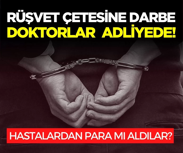 Samsun'da rüşvet çetesine darbe!