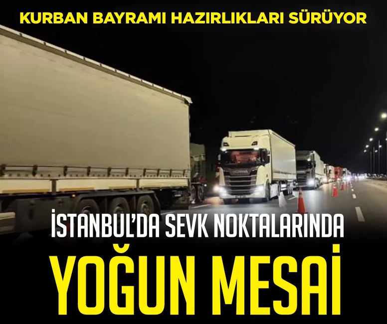 Kurban Bayramı hazırlıkları sürüyor! İstanbul'da sevk noktalarında yoğun mesai