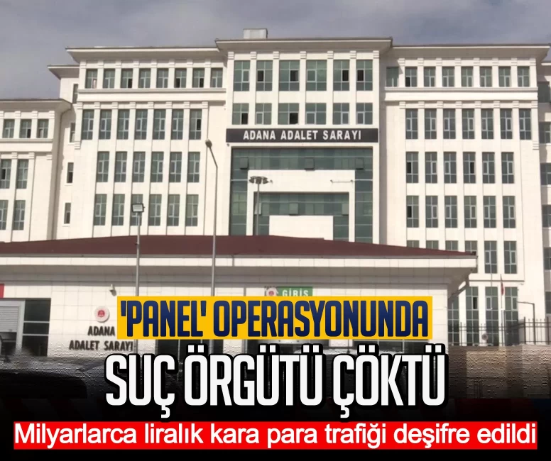 'Panel' operasyonunda suç örgütü çöktü: Milyarlarca liralık kara para trafiği deşifre edildi