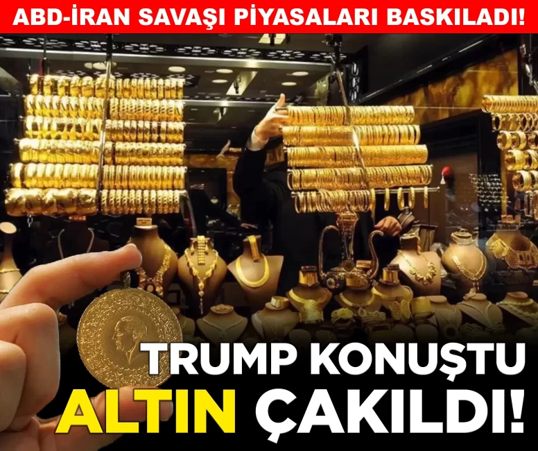 Altın güne 'kırmızı' başladı: Trump'ın açıklaması piyasaları baskıladı!