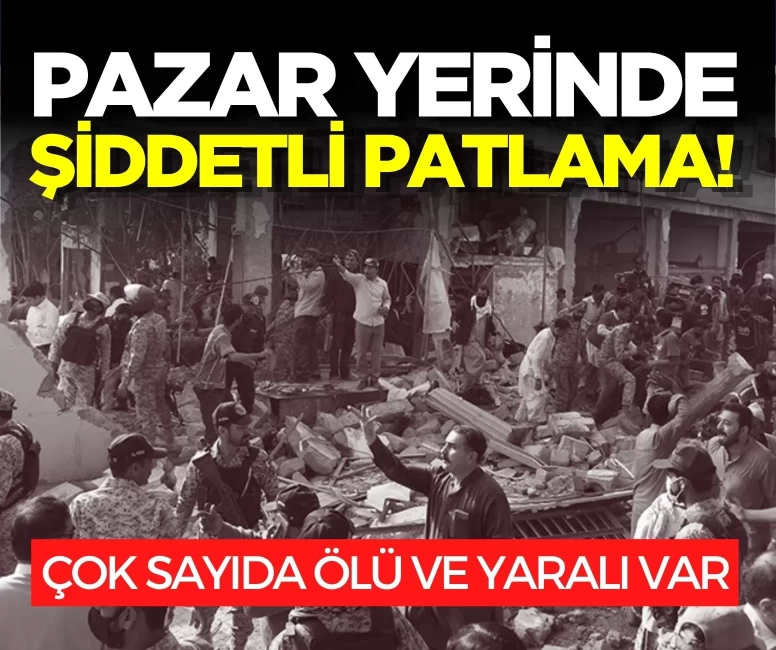 Pazar yerinde şiddetli patlama!