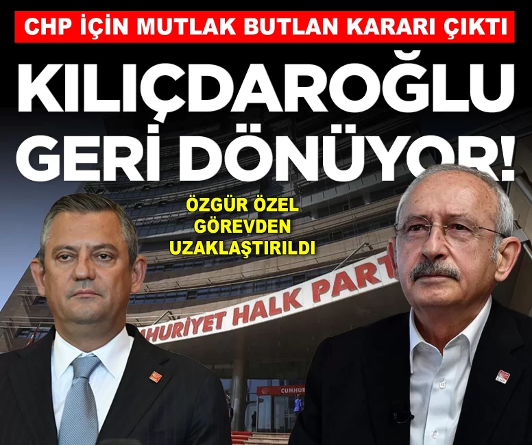 Kılıçdaroğlu genel başkanlık görevine geri dönüyor!