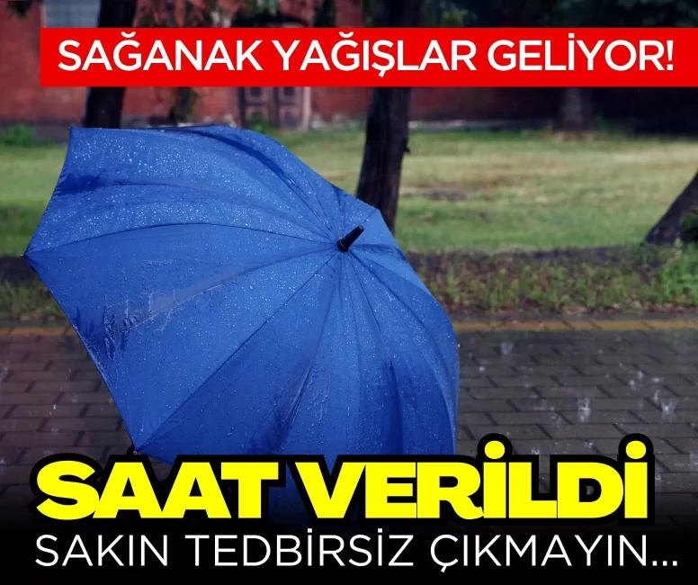 Meteoroloji'den 81 il için 'sarı' ve 'turuncu' uyarı: Sağanak yağışlar geliyor!