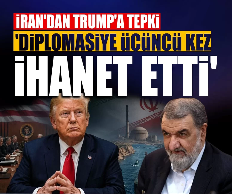 İran'dan Trump'a tepki: 'Diplomasiye üçüncü kez ihanet etti'