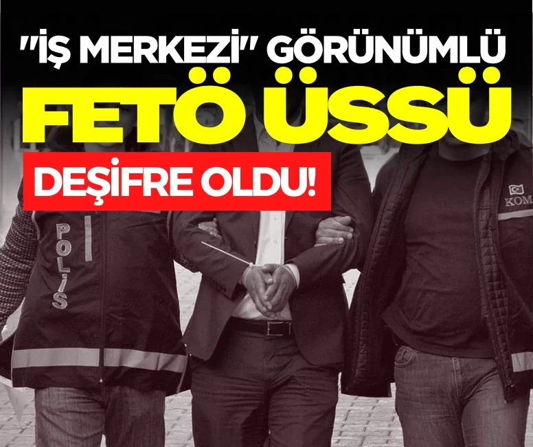 Eyüpsultan’da 'iş merkezi' görünümlü FETÖ üssü deşifre oldu!