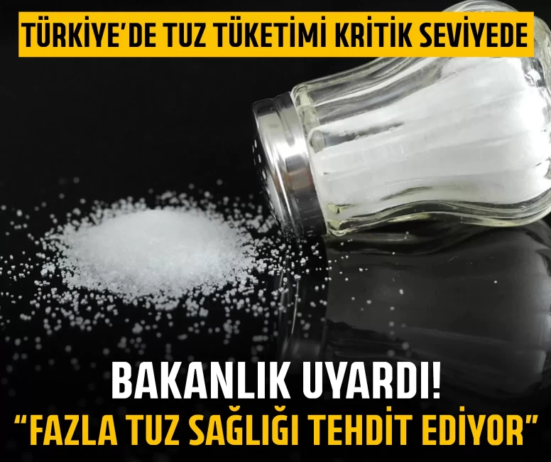 Bakanlık uyardı: Fazla tuz sağlığı tehdit ediyor