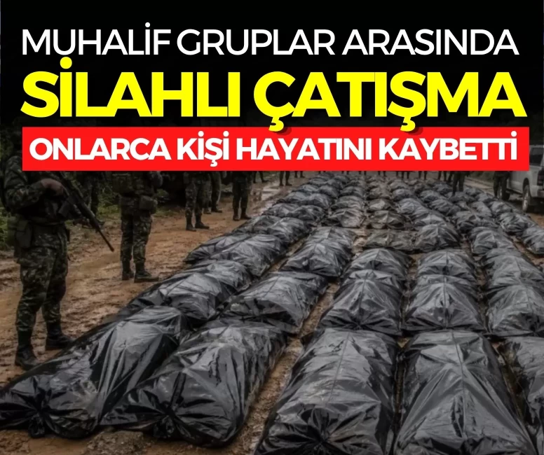 Silahlı grupların çatışmasında acı bilanço: 50 ölü